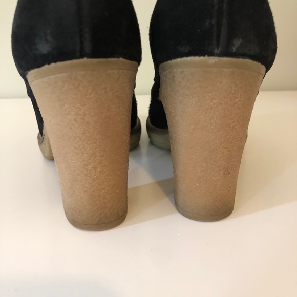 J.Crew Black Suede Macalister Lace-up Boots/Bootie - Picture 5 of 9